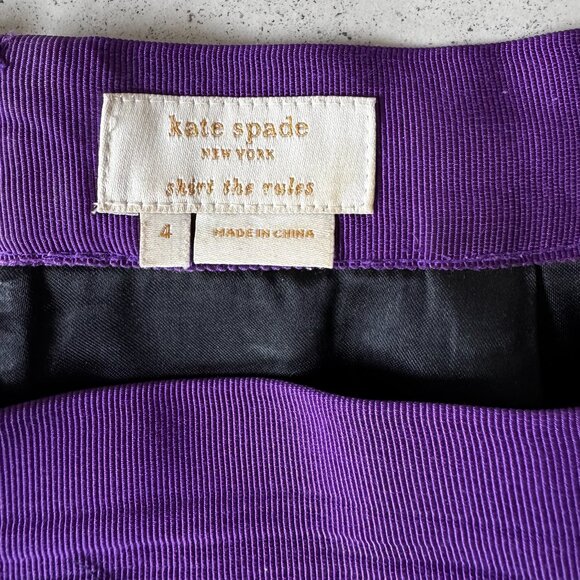 Kate Spade “Skirt the Rules” Tweed Pencil Skirt – Multi-Color Metallic – Size 4 - Picture 5 of 5